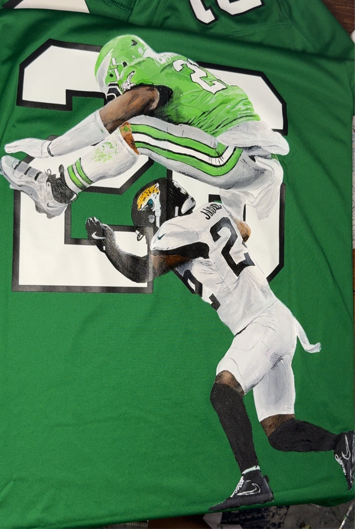 Custom Hand-Painted Jersey – Personalized Sportswear