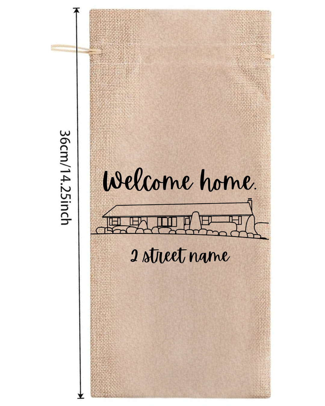 Housewarming Wine Bag