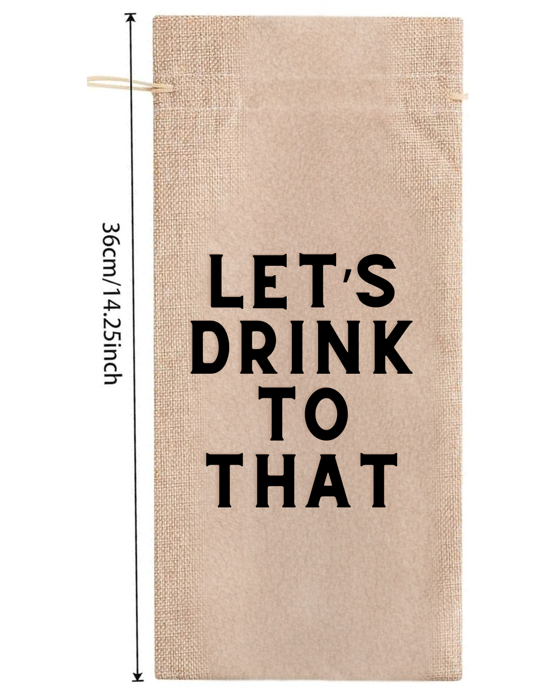 Let's Drink Wine Bag