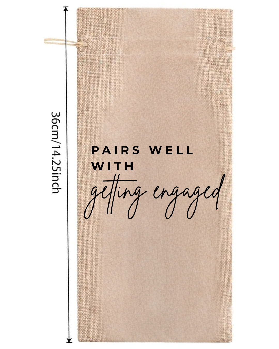 Engagement Wine Bag