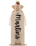 Last Name Wine Bag