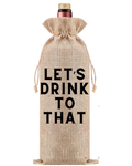Let's Drink Wine Bag