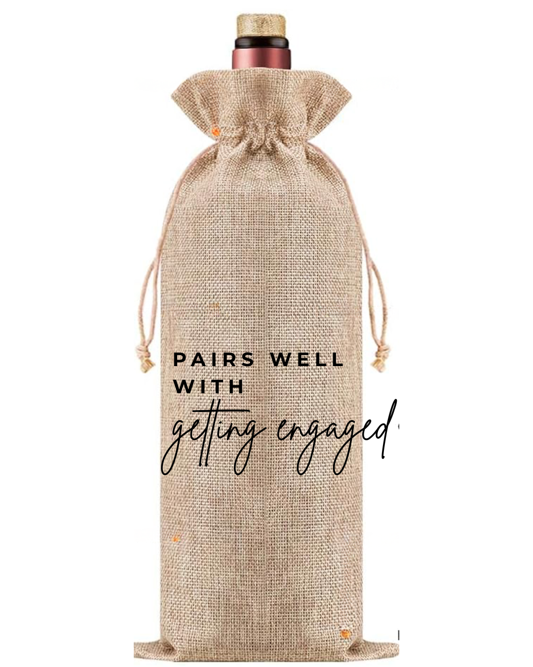 Engagement Wine Bag