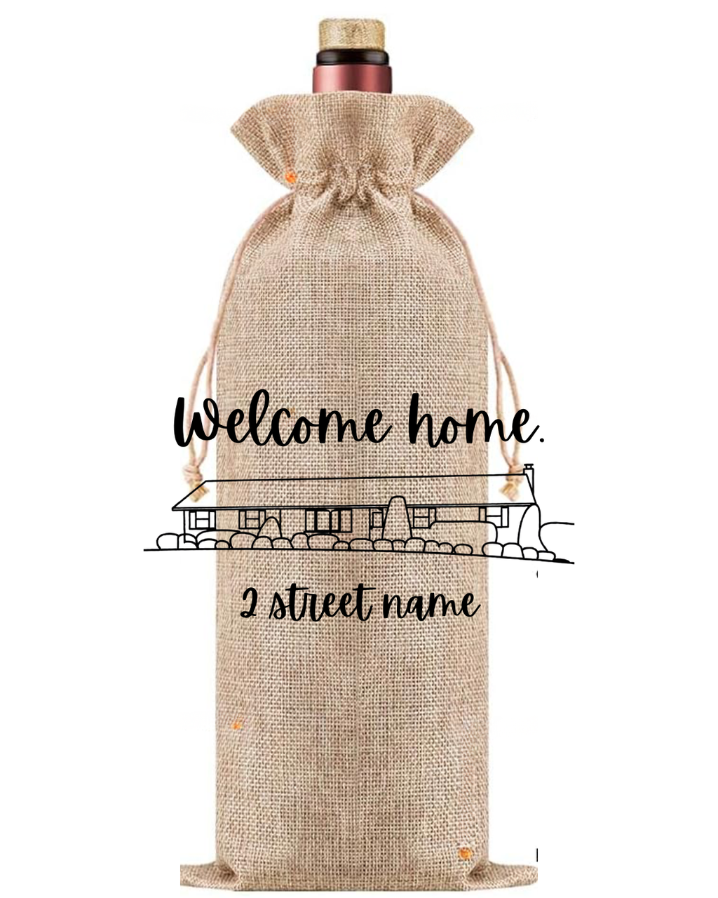 Housewarming Wine Bag