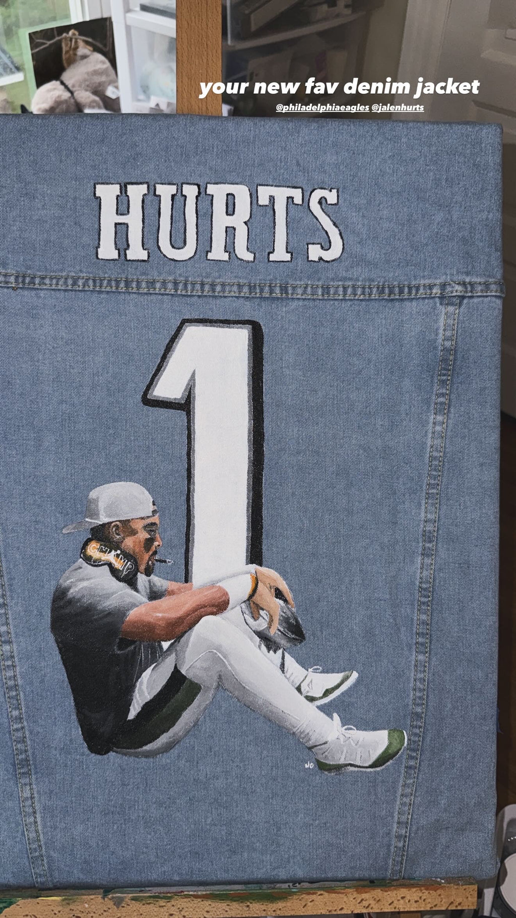 Jalen Hurts Denim Jacket