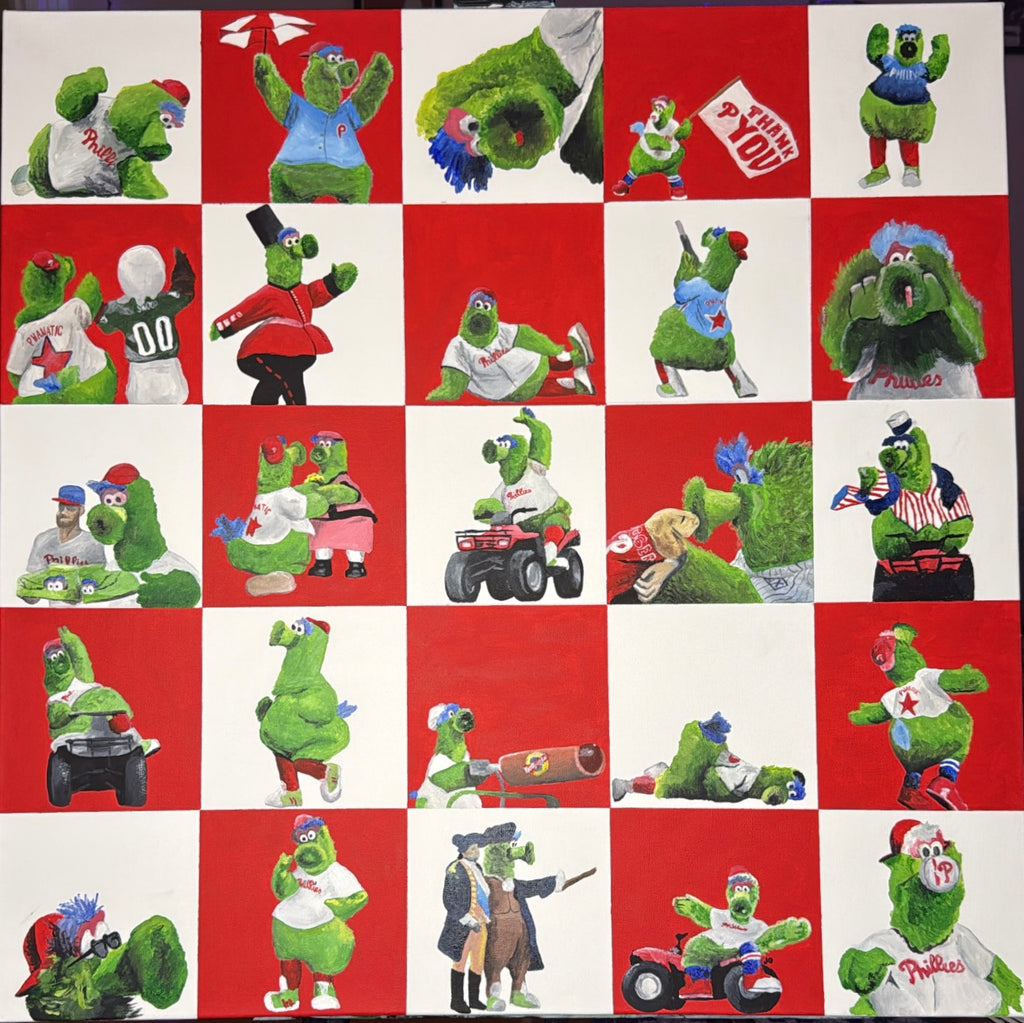 Phillie Phanatic Poses Print