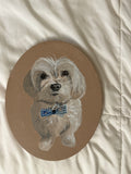 Dog Portrait-8x10 Oval
