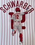Hand Painted Schwarber Jersey