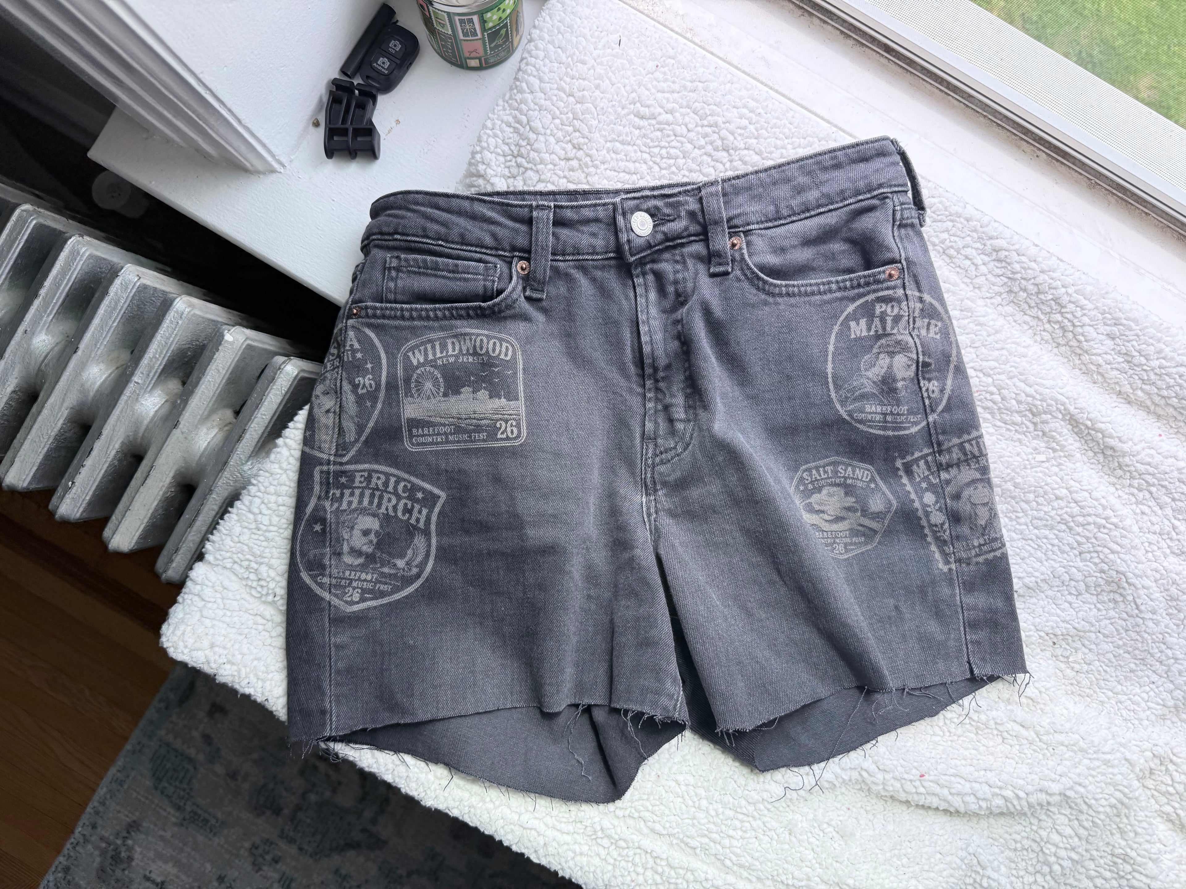 Custom Denim Shorts for Country Music Festivals