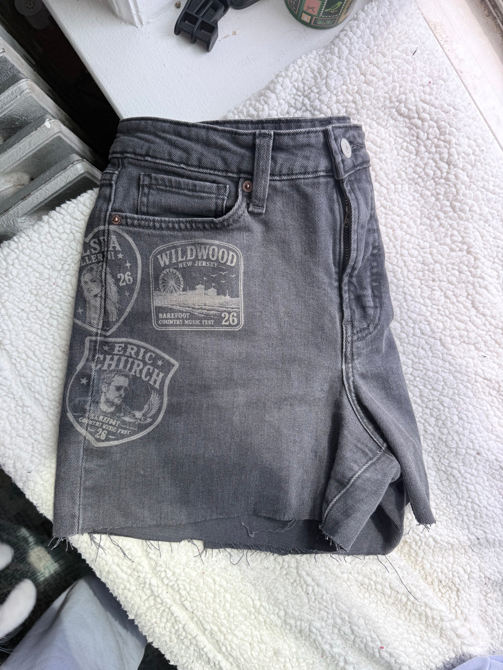 Custom Denim Shorts for Country Music Festivals