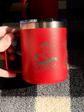 Philadelphia Phillies Phillie Phanatic Inspired Mug Tumbler