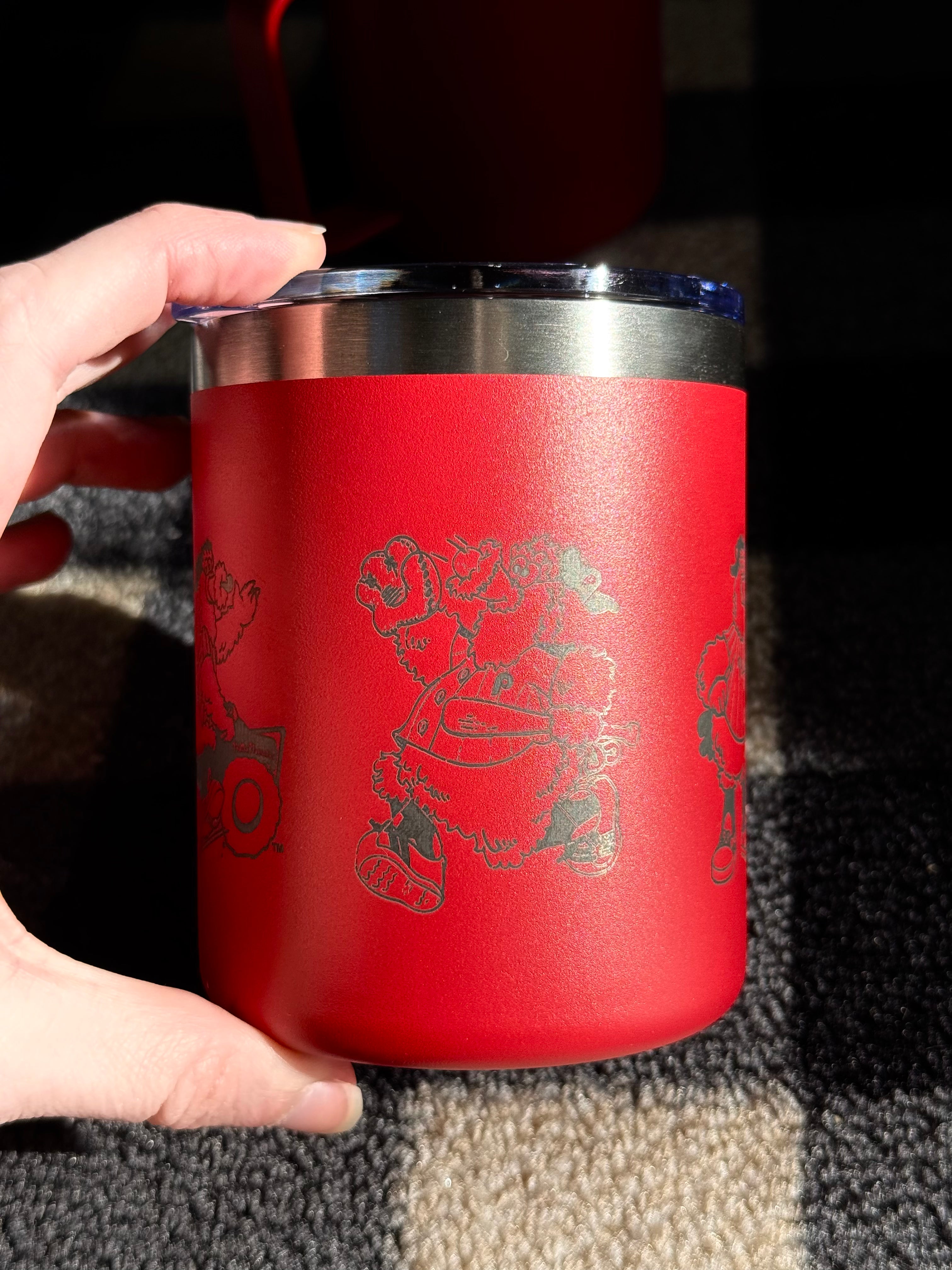 Philadelphia Phillies Phillie Phanatic Inspired Mug Tumbler