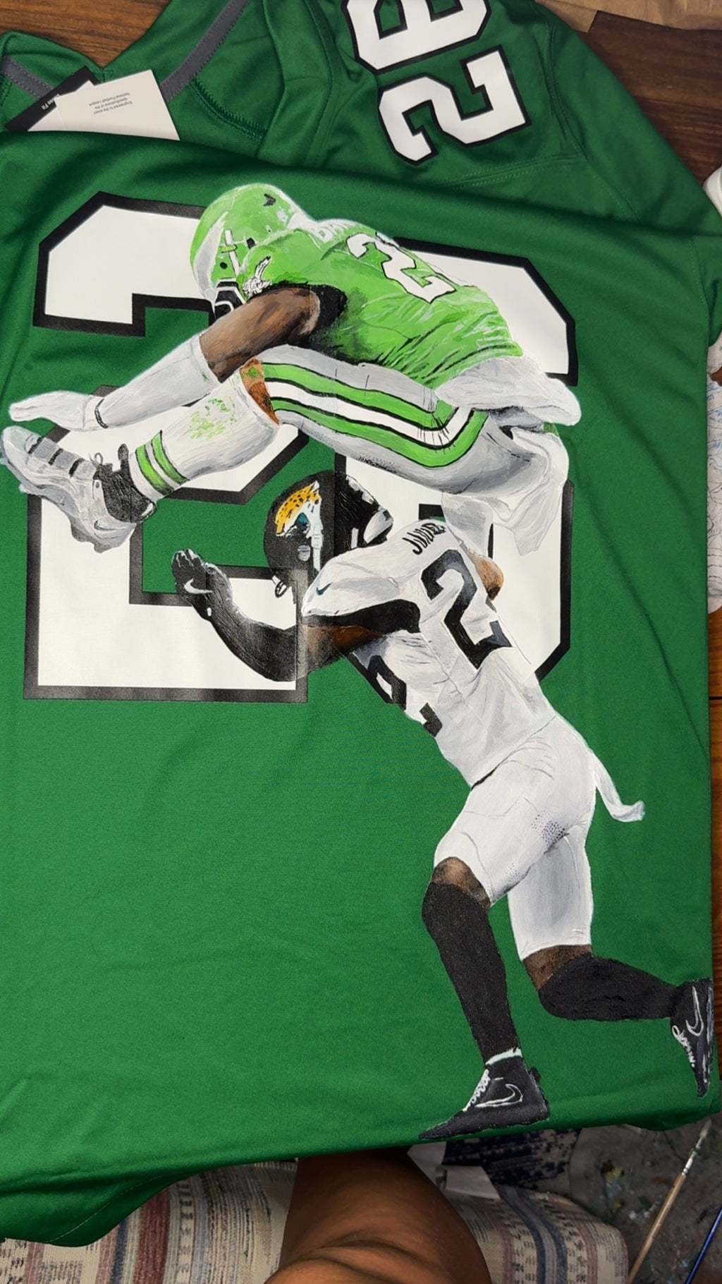Hand Painted Barkley Jersey