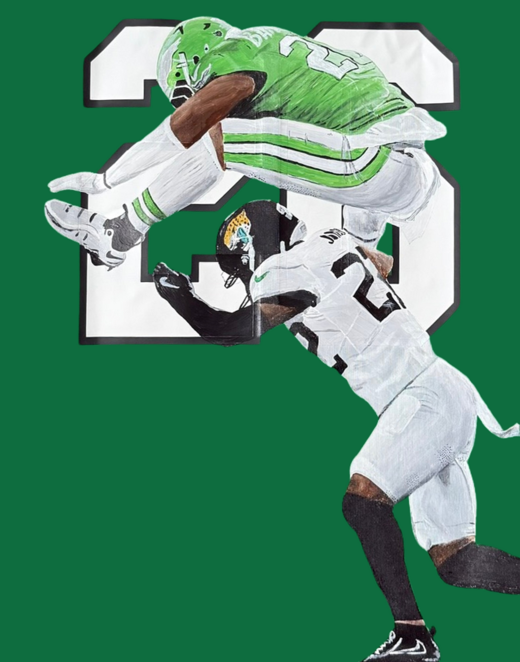 Hand Painted Barkley Jersey