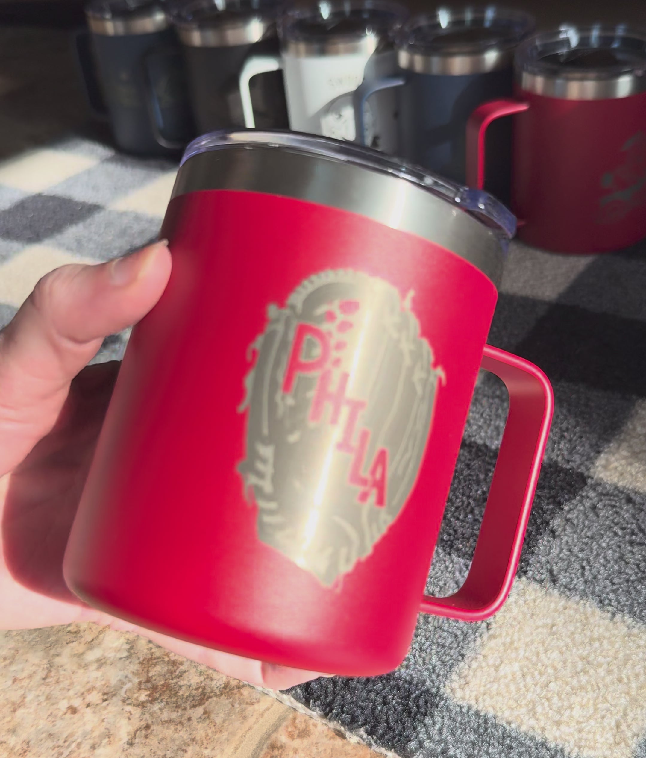 Philadelphia Phillies Inspired Mug Tumbler